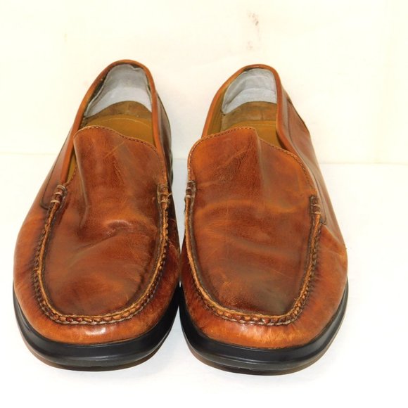 Cole Haan Brown Leather Slip On Loafers Men\'s Size 10 Made In India main image 10
